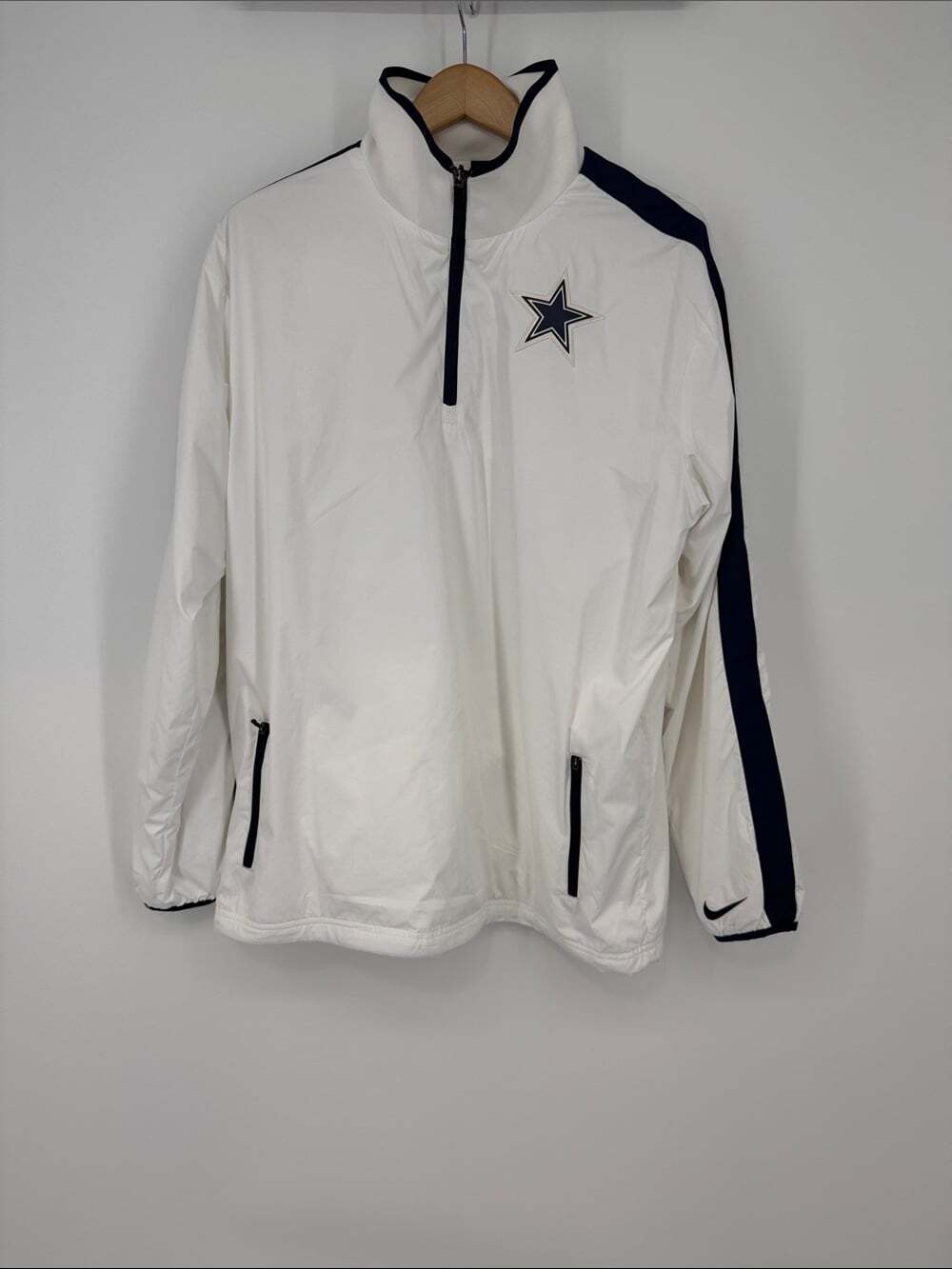 Nike NFL Dallas Cowboys Sideline half-zip pullover jacket